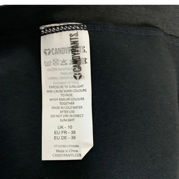 Candypants Exclusive Bandage High Leg Buckle Cut Out Black Bikini Bottom New - Picture 14 of 14